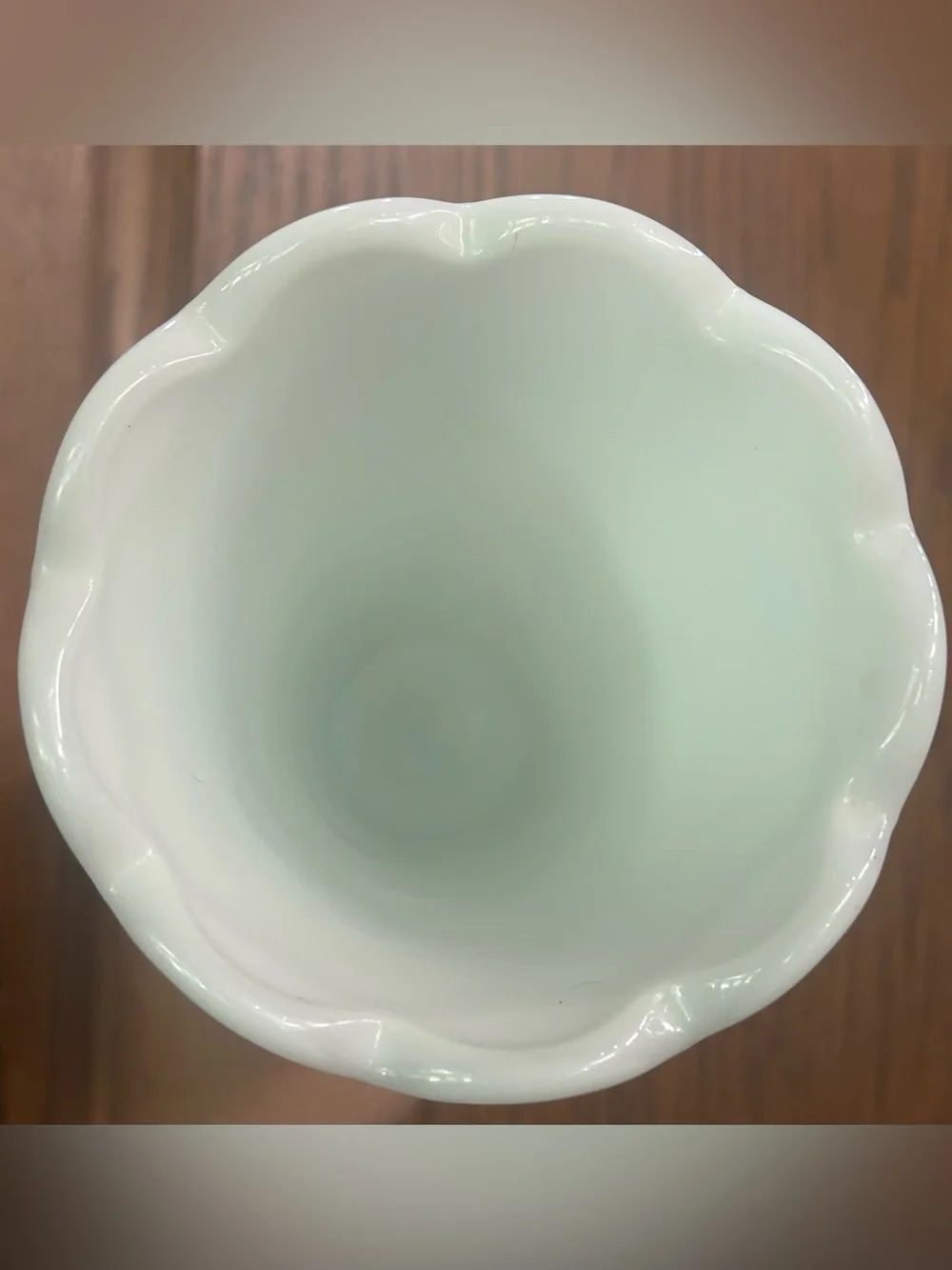 Vintage Westmoreland White Milk Glass “Paneled Grape” Vase